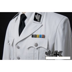 Tunique M32 officier SS blanche
