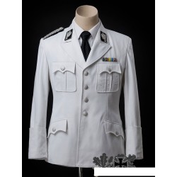 Tunique M32 officier SS blanche
