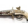 Pistolet à double canon, R.U. 1750