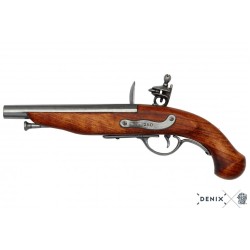 Flintlock pirate pistol, France 18th. c.
