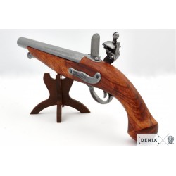 Flintlock pirate pistol, France 18th. c.
