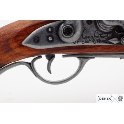 Pistolet de pirate à silex, France 18ème. c.