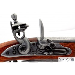 Pistolet de pirate à silex, France 18ème. c.