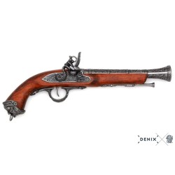 Flintlock pirate pistol, Italy 18th. c.