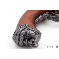 Flintlock pirate pistol, Italy 18th. c.