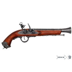 Flintlock pirate pistol, Italy 18th. c.