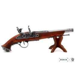 Pistola pirata a pietra focaia, 18. c.