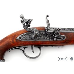 Pistola pirata a pietra focaia, 18. c.