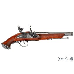 Pistola pirata a pietra focaia, 18. c.