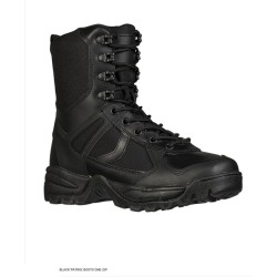 Patrouillenstiefel mit einem Reißverschluss