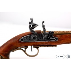 Pistola pirata a pietra focaia, 18. c.