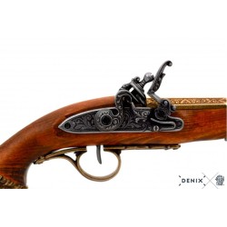 Pistola pirata a pietra focaia, 18. c.