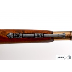 Flintlock pirate pistol, 18th. c.