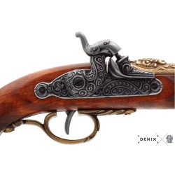 Pistolet à percussion pirate, Italie S.XVIII