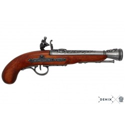 Flintlock pirate pistol, 18th. c.