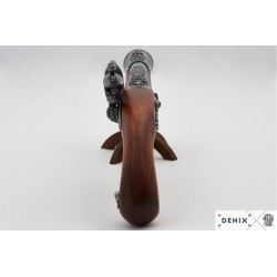 Flintlock pirate pistol, 18th. c.