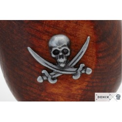 Flintlock pirate pistol, 18th. c.