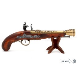 Pistolet de pirate à silex, 18e. c.