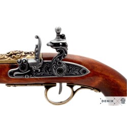 Pistolet de pirate à silex, 18e. c.