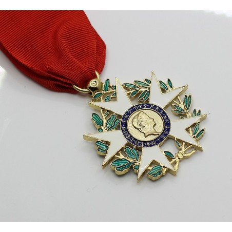 Primo impero della Legione donore francese Chevalier con nastro lungo 50 cm