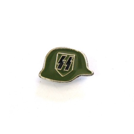 Distintivo smaltato SS elmetto