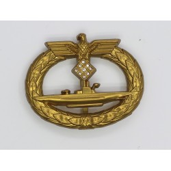 Distintivo Uboot oro con brillanti