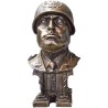 BUSTO DUCE CON ELMO CON FASCI COME BASE h.38 cm