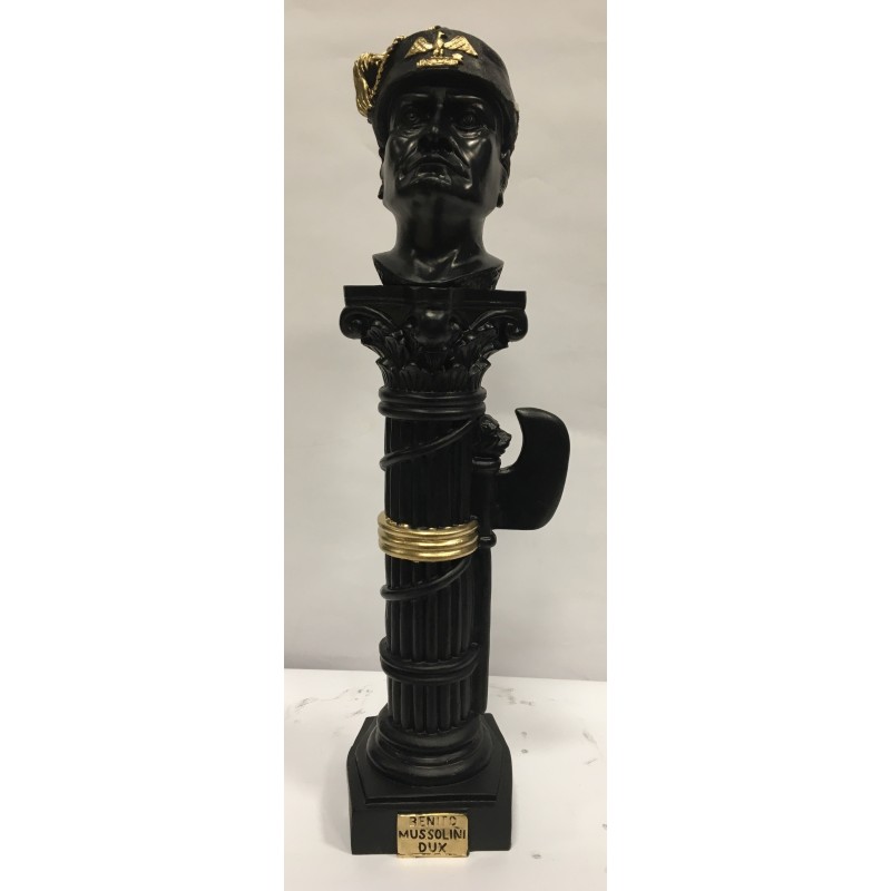 Colonna fascio e mussolini h cm 35