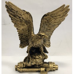 Aquila in resina h cm 18