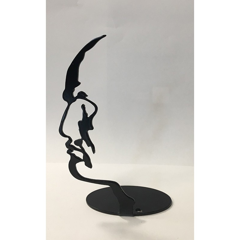 Profilo acciaio verniciato nero h 30 cm