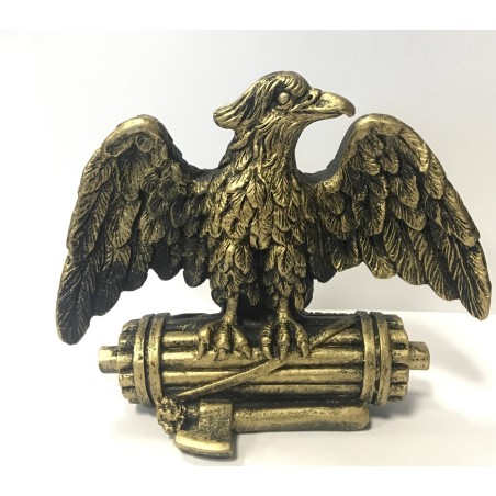 Aquila in resina h 11 cm