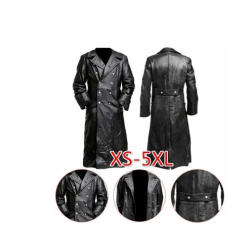 SS officer leather coat