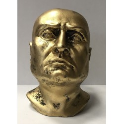 Busto pelato oro cm 9