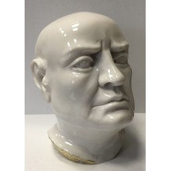 Busto pelato bianco cm 14