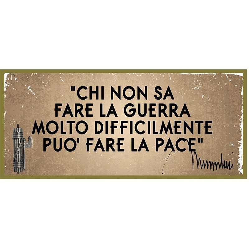 Targa in alluminio cm 25 x 11