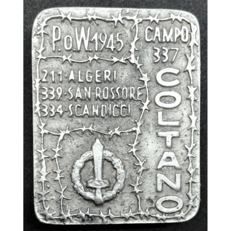Distintivo commemorativo per gli ex internati del campo di Coltano