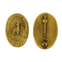 Distintivo del 2 Reggimento Gebirgsschtzen di Lubiana. Dimensioni 17x28 mm