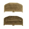 Distintivo Belgrado 3 Armee. Kappen commemorativo della cattura di Belgrado 1915. Dimensione 57x30 mm