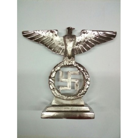 Aquila da tavolo argento 15 cm altezza