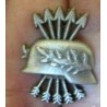 Little yoke with helmet badge of veterans of warFlechas plateadass in Spain