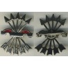 Ornments for hat of the war in Spain