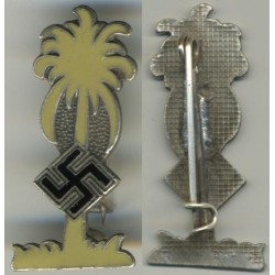 Yellow enamelled badge for DAK jacket