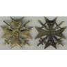 War Merit bronze cross with swords of the war in Spain.