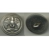 Silver sleeve button for uniform