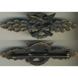 Close Combat clasp silver