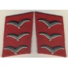 Corporal collar tabs Flakartillerie