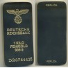 Gold bar replica of the Nazi state