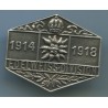 Badge EdelweissDivision 19141918. Dimensions: 36x30 mm
