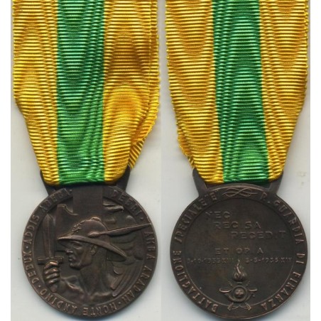 per la campagna in Eiopia nel 193536  Con scritta NEC RECISA RECEDIT