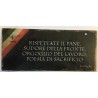 Tin plate vintage effect 11x25 cm